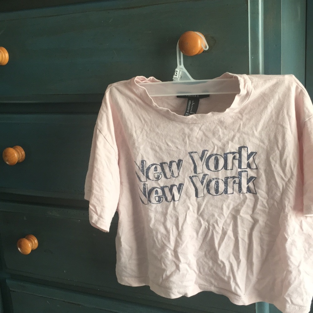 Pink baby tee